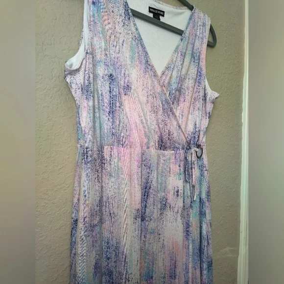 Nina Leonard Maxi Dress Sleeveless Size L - Picture 4 of 6